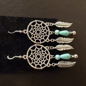 Dream catcher earrings